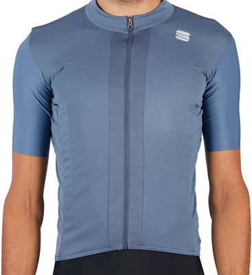 Sportful Strike Short Sleeve Jersey - Blue Sea-Black - XXL, Blue Sea-Black